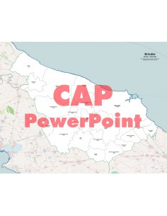 Mappa dei comuni e CAP della provincia di Brindisi...