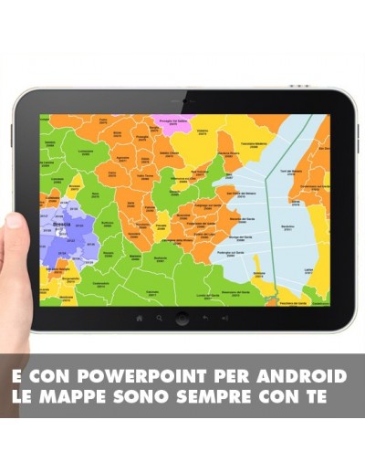 Mappa dei comuni e CAP della provincia di...