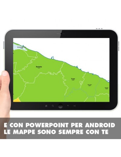 Mappa dei comuni e CAP della provincia di...