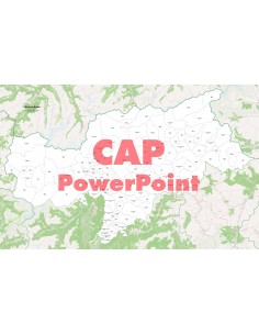 Mappa dei comuni e CAP della provincia di Bolzano/Bozen...