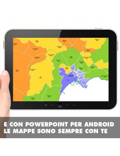 Mappa dei comuni e CAP della provincia di...