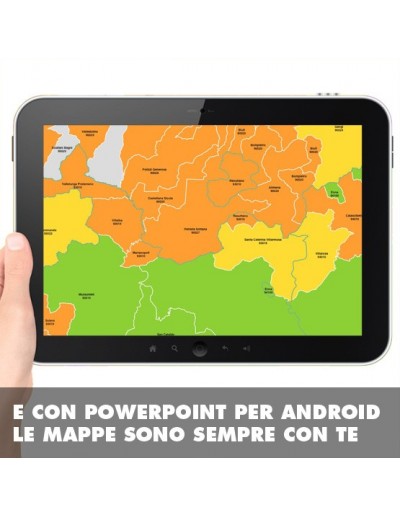 Mappa dei comuni e CAP della provincia di...