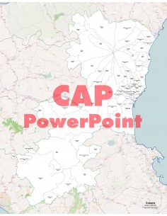 Mappa dei comuni e CAP della provincia di Catania PowerPoint