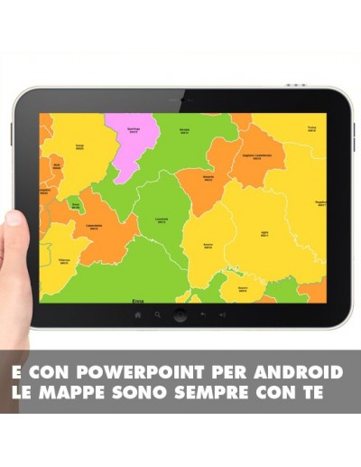 Mappa dei comuni e CAP della provincia di Enna...