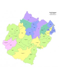 Mappa dei comuni e CAP della provincia di Forlì-Cesena... 2