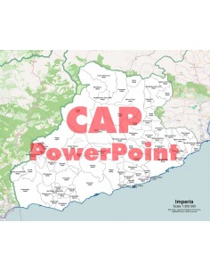 Mappa dei comuni e CAP della provincia di Imperia PowerPoint