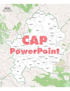 Mappa dei comuni e CAP della provincia di Isernia PowerPoint