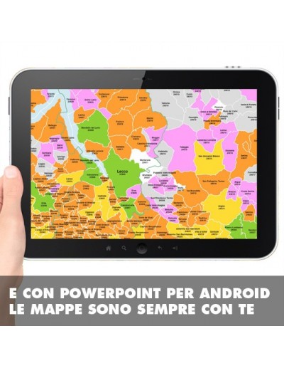 Mappa dei comuni e CAP della provincia di Lecco...