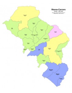 Mappa dei comuni e CAP della provincia di Massa-Carrara... 2
