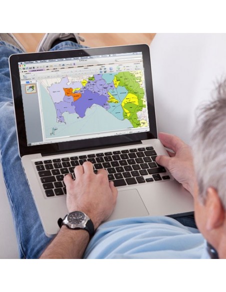 Mappa dei comuni e CAP della provincia di Massa-Carrara PowerPoint