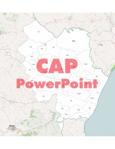 Mappa dei comuni e CAP della provincia di Matera PowerPoint