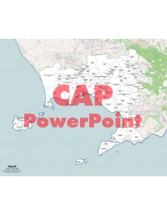 Mappa dei comuni e CAP della provincia di Napoli PowerPoint