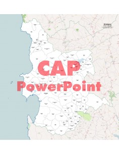 Mappa dei comuni e CAP della provincia di Oristano...