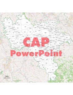 Mappa dei comuni e CAP della provincia di Pavia PowerPoint