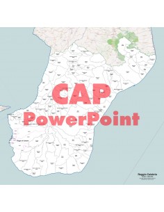 Mappa dei comuni e CAP della provincia di Reggio di...