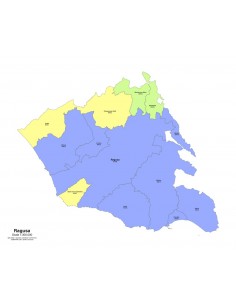 Mappa dei comuni e CAP della provincia di Ragusa PowerPoint 2