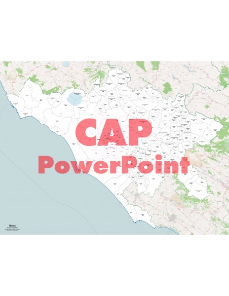 Mappa dei comuni e CAP della provincia di Roma ppt