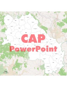 Mappa dei comuni e CAP della provincia di Siena PowerPoint