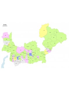 Mappa dei comuni e CAP della provincia di Sondrio PowerPoint 2