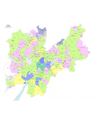 Mappa dei comuni e CAP della provincia di...