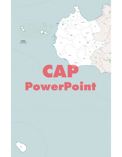 Mappa dei comuni e CAP della provincia di Trapani PowerPoint