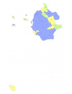Mappa dei comuni e CAP della provincia di Trapani PowerPoint 2
