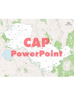 Mappa dei comuni e CAP della provincia di Terni PowerPoint