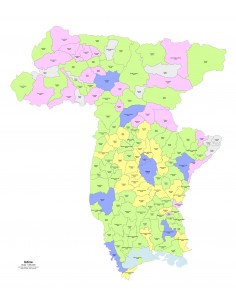 Mappa dei comuni e CAP della provincia di Udine PowerPoint 2