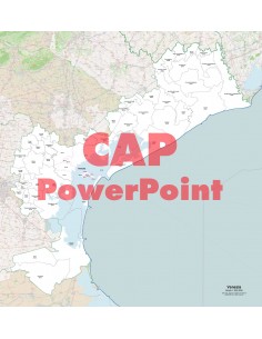 Mappa dei comuni e CAP della provincia di Venezia PowerPoint