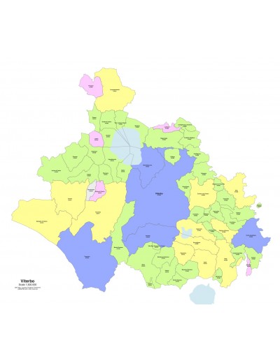 Mappa dei comuni e CAP della provincia di...