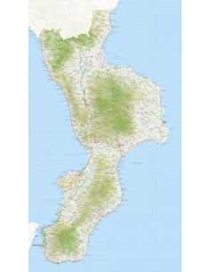 Mappa della Calabria pdf scala 1:200.000