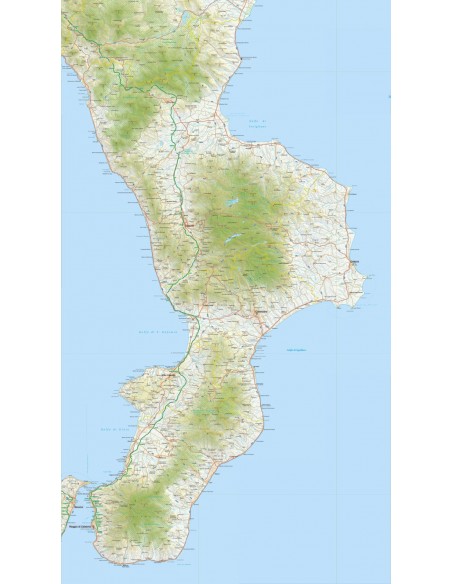 Mappa della Calabria pdf scala 1:200.000