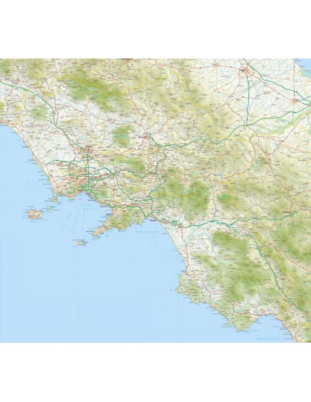Mappa della Campania pdf scala 1:200.000