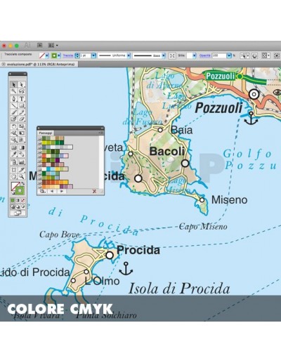 Mappa della Campania pdf scala 1:200.000