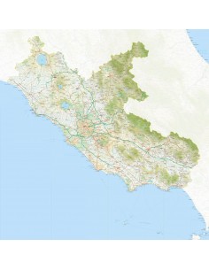Mappa del Lazio pdf scala 1:200.000