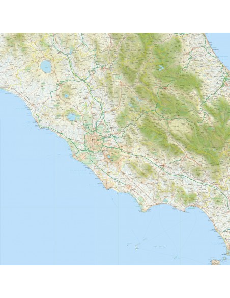 Mappa del Lazio pdf scala 1:200.000