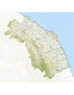 Mappa della Marche pdf scala 1:200.000