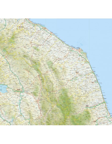 Mappa della Marche pdf scala 1:200.000