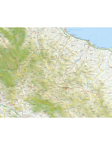 Mappa del Molise pdf scala 1:200.000