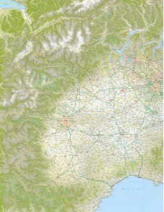 Mappa del Piemonte pdf scala 1:200.000 2