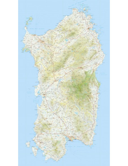 Mappa della Sardegna pdf scala 1:200.000