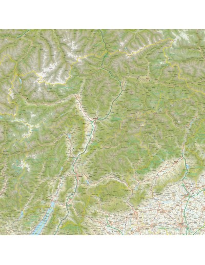 Mappa del Trentino Alto Adige pdf scala 1:200.000