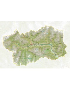 Mappa della provincia di Valle d'Aosta pdf scala 1:200.000
