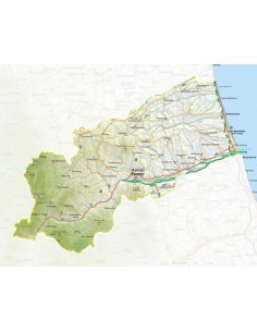 Mappa della provincia di Ascoli Piceno pdf scala 1:200.000