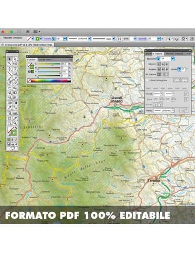 Mappa della provincia di Ascoli Piceno pdf...