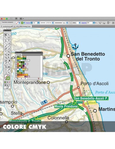 Mappa della provincia di Ascoli Piceno pdf...
