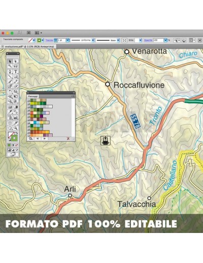 Mappa della provincia di Ascoli Piceno pdf...