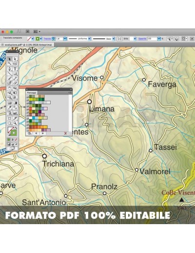 Mappa della provincia di Belluno pdf scala...