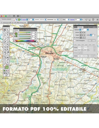 Mappa della provincia di Bologna pdf scala...