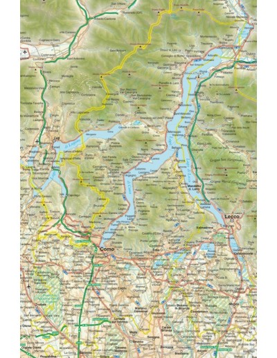 Mappa della provincia di Como pdf scala 1:200.000